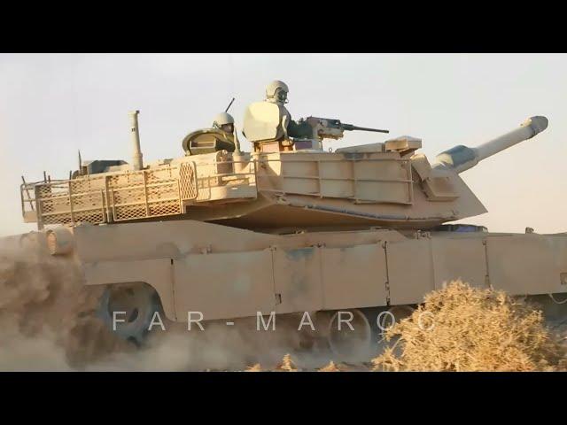 FAR-MAROC : Moroccan Abrams M1A1 SA - Eexercice African Lion 2021