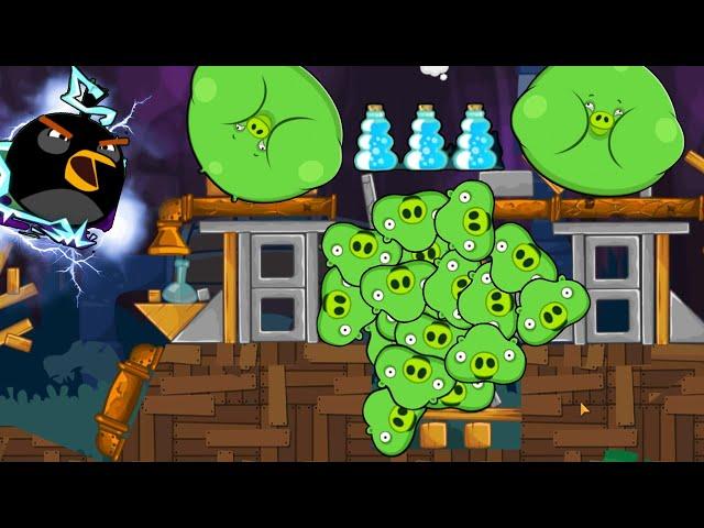 Angry Birds Classic - SHORT FUSE LEVELS! FORCE PIGGIES TO CHEMICAL POISON!