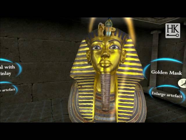 Tutankhamun's Golden Death Mask (Shot in King Tut Virtual)