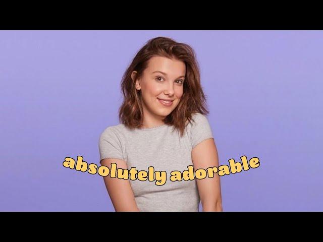 millie bobby brown being iconic for 5 minutes straight