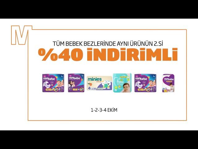 Migros'ta Bebek Bezlerinde Aynı Ürünün 2.si %40 İndirimli - MigrosTV