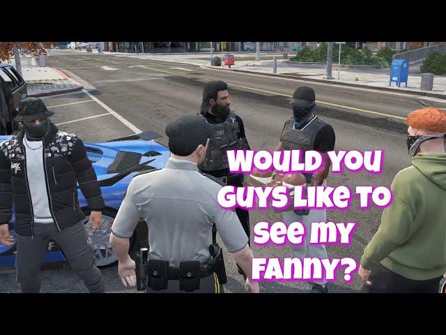 Sakura Fan embarrasses Shiesty; flirts with CRIMS! | Fanfan | NoPixel | GTA RP