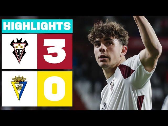 ALBACETE BP 3 - 0 CÁDIZ CF I HIGHLIGHTS LALIGA HYPERMOTION