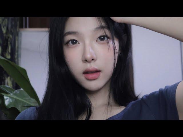 asmr..? 근황토크하면서 보송 메이크업‍️🫧