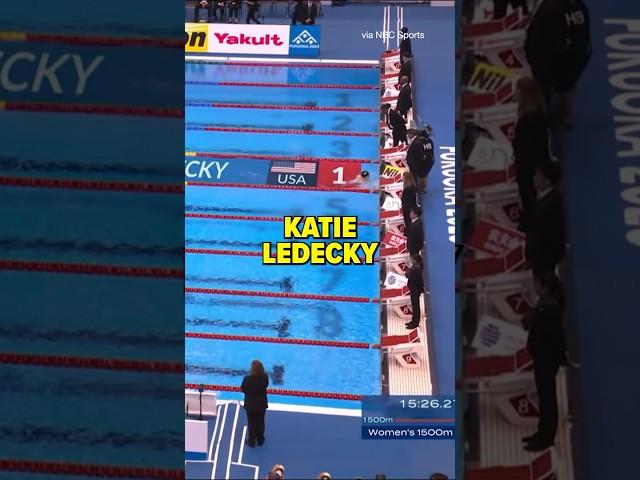 Katie Ledecky’s dominance is unbelievable  #swimming