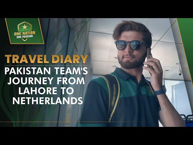 𝐓𝐫𝐚𝐯𝐞𝐥 𝐃𝐢𝐚𝐫𝐲 |  Pakistan Team's Journey from Lahore to Netherlands  | PCB | MA2L