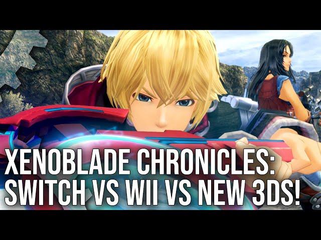 Xenoblade Chronicles Definitive Edition - Switch vs Wii vs 3DS - The Digital Foundry Tech Review