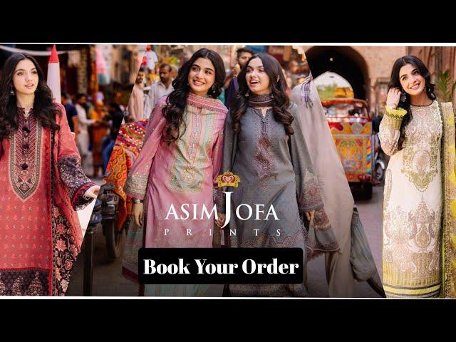 Asim Jofa 3Piece Unstitched Print Collection'24