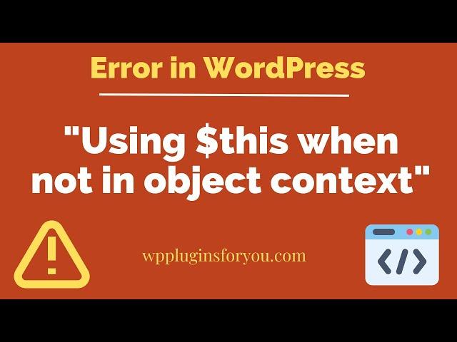 How to solve WordPress "Fatal error : Uncaught Error :