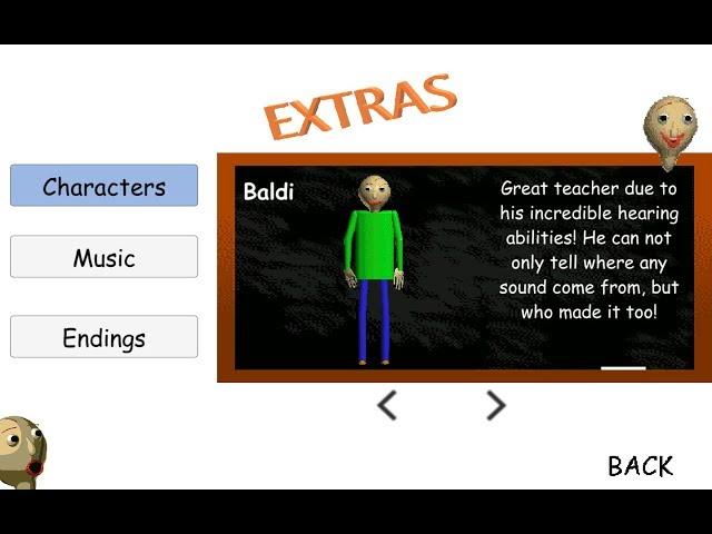 Baldi's Basics EXTRAS! |  Baldi's Basics in a Little bit of Everything