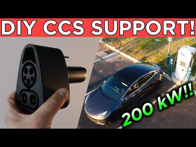 How to retrofit CCS Adapter Support to your Tesla! (USA Tutorial)