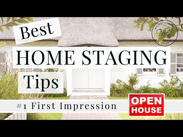 Professional Home Stagers Best Tips to Sell Your House; HOME STAGING TIPS; Making a First Impression