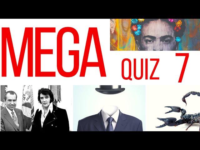 100 QUESTION MEGA QUIZ #7 | The best general knowledge trivia quiz game | questions with answers