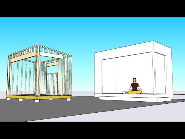 Derricks Back Yard Studio - EP 1 - Foundation, Floor and Wall Framing