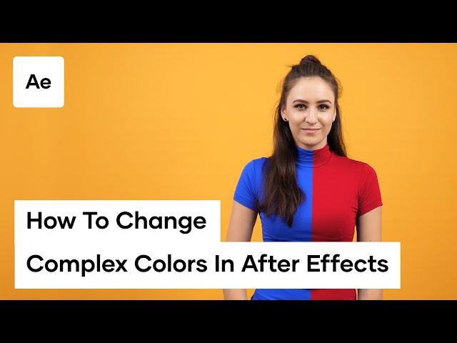 How To Change Complex Solid Colors In After Effects