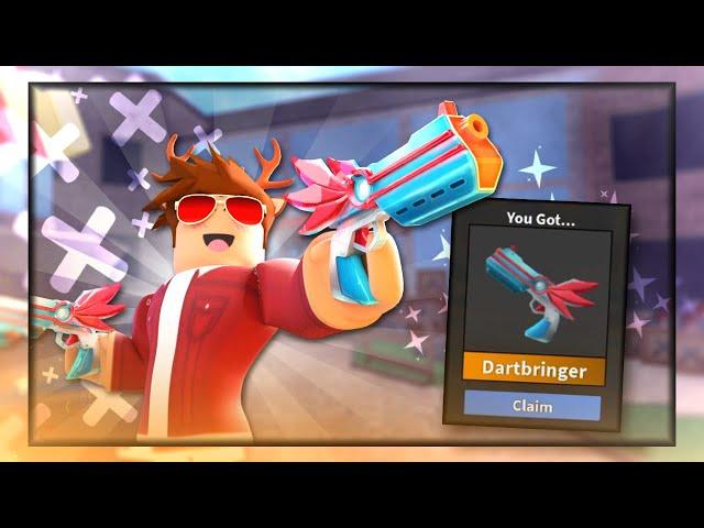 UNBOXING / GAMEPLAY with *NEW* DARTBRINGER in Murder Mystery 2!