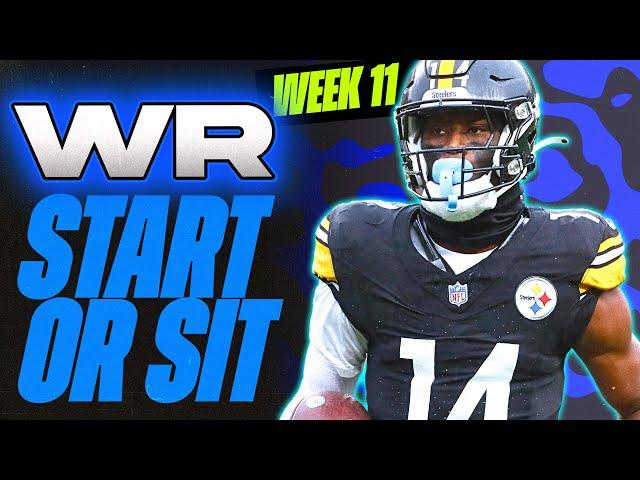  WEEK 11 WR MUST Start/Sit Analysis!  | 2024 Fantasy Football Advice