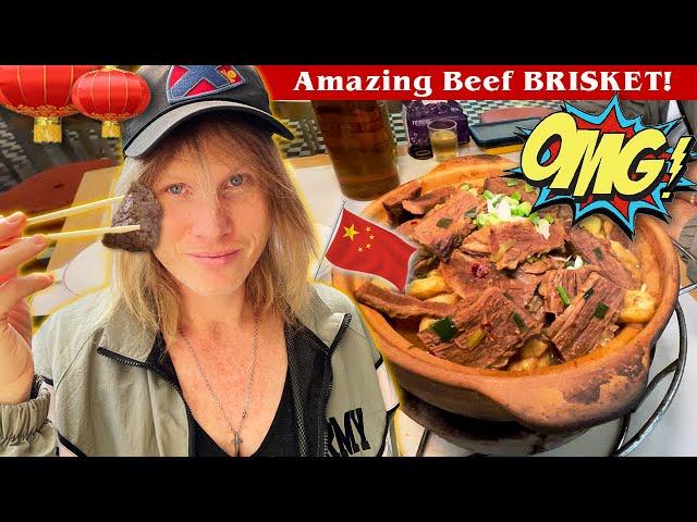 Moving to China? Here's What Family Dining Really Looks Like! Chinese Beef Brisket Feast!