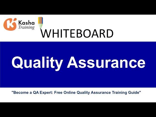 "Step-by-Step Quality Assurance Training - Perfect for Beginners!"