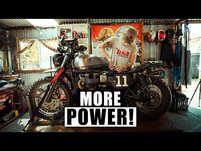 I gave my Triumph Street Scrambler MORE POWER