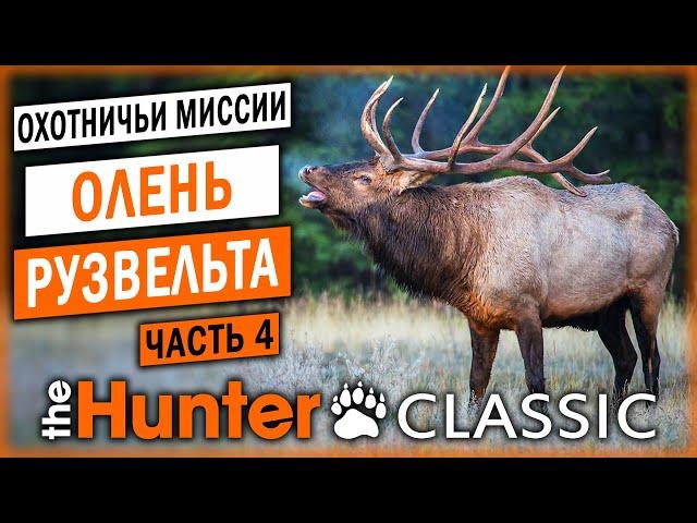 ОХОТА НА ОЛЕНЯ РУЗВЕЛЬТА! | Охотничьи Миссии | theHunter Classic  | (часть 4)