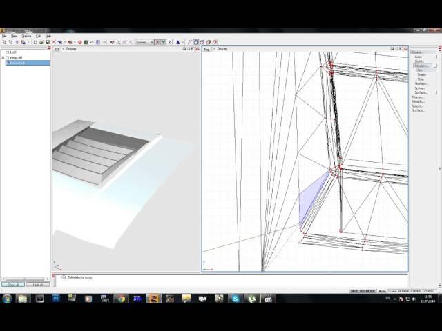 Работа с полигонами ZModeler SWS