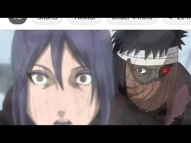 Konan vs Tobi's final battle,reason for founding Akatsuki English Dub #naruto