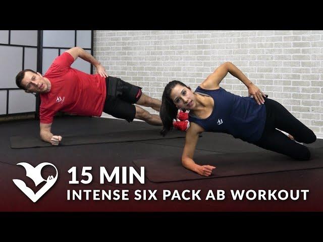 15 Minute Intense Six Pack Ab Workout No Equipment - 15 Min Abs 6 Pack Workout