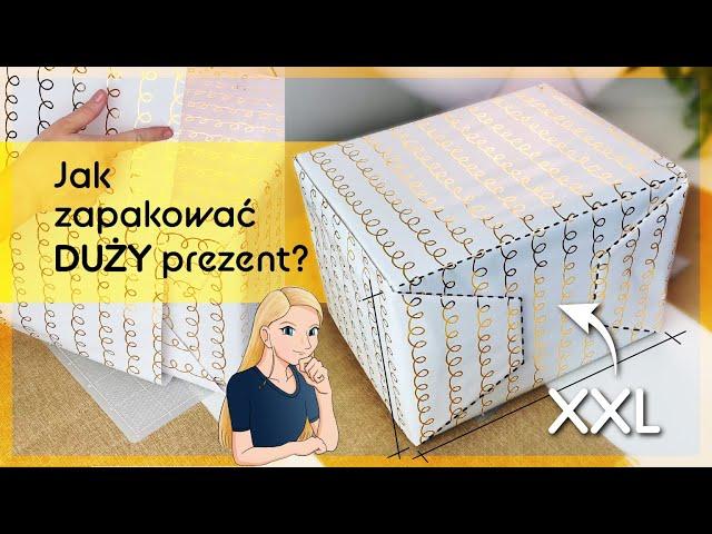 Jak zapakować DUŻY prezent w papier? Tutorial krok po kroku.