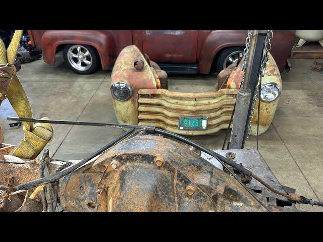 1947  Chevy Truck- Inspecting Dana Dually rearend. Prepping for 12 valve Cummins install.