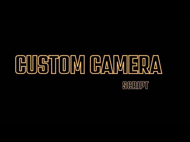 Fivem Custom Camera  Inspired by GTA Online | Fivem Script