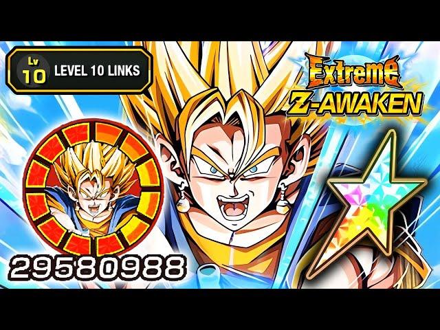 100% EZA STR LR SUPER VEGITO LEVEL 10 LINKS SHOWCASE!!!! Dragon Ball Z Dokkan Battle