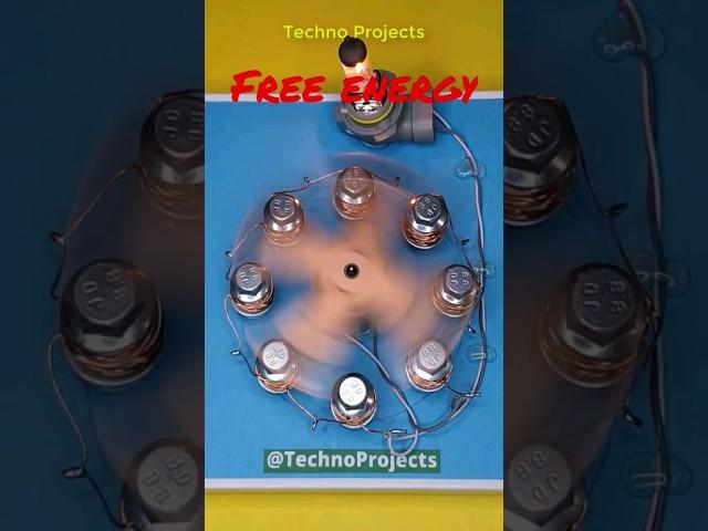 Free energy Generator ! Free Energy ! How to make free energy ! Magnet Science #shorts