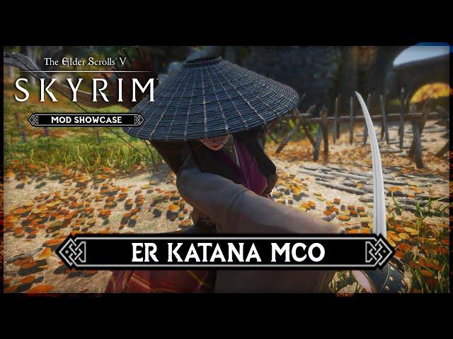 AWESOME KATANA ANIMATION! | MCO ADXP | Precision | SCAR | Skyrim SE/AE: Mods