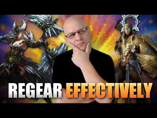 BUILD, UPGRADE, RE-GEAR! Effective F2P re-gearing | RAID: Shadow Legends