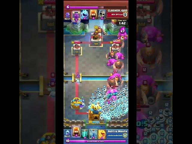 UNLIMITED ZAPPIES... #clashroyale  #gaming #clashroyals #clash #supercell