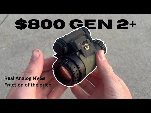 Gen 2+ / Gen 3 Night Vision for under $800: How to build cheap analog NVGs