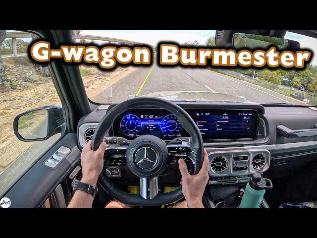 2025 Mercedes-Benz G-class – Burmester 15-speaker Sound System Review