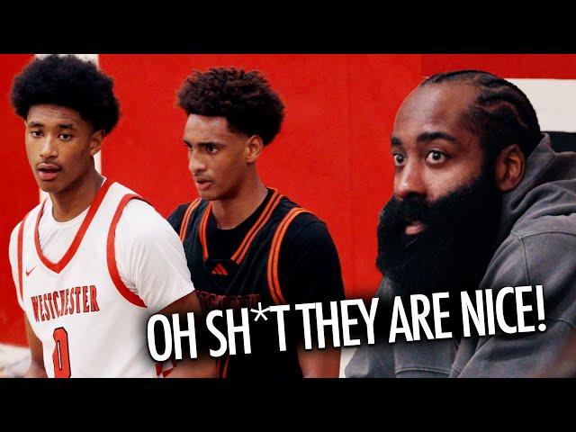 Alijah Arenas vs Tajh Ariza electrifies crowd & James Harden!