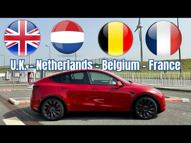 I took a Tesla Model Y Performance on a European Road trip.