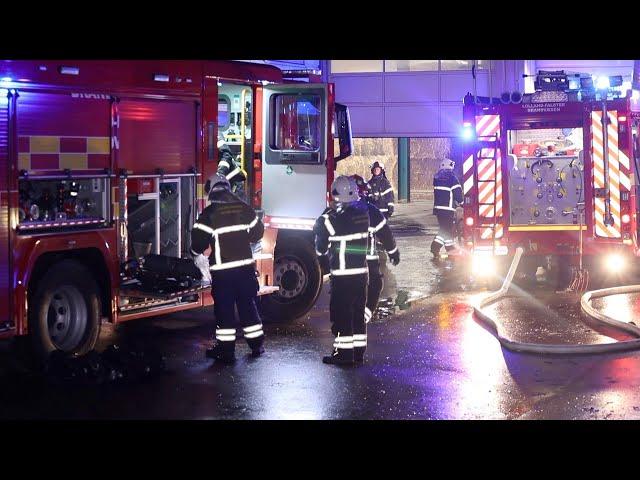 27.12.24 | Nysted | Stor udrykning til brand I varmeværk | Large response to fire in a heating plant