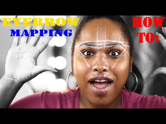 Detailed Step by Step Eyebrow Mapping Tutorial / How to shape perfectly symmetrical eyebrows at home