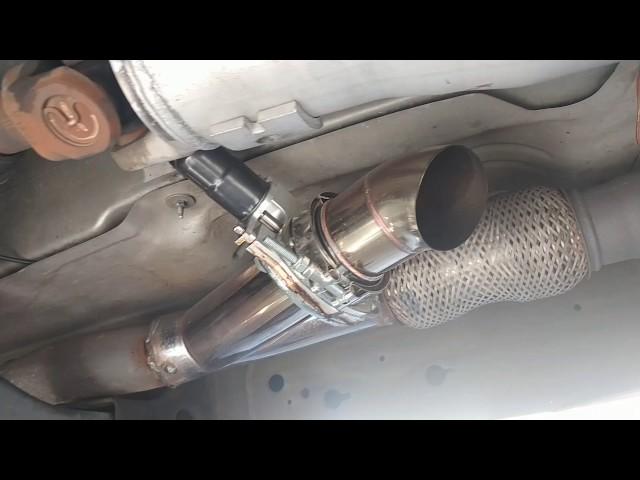 V8 ebay exhaust cutout