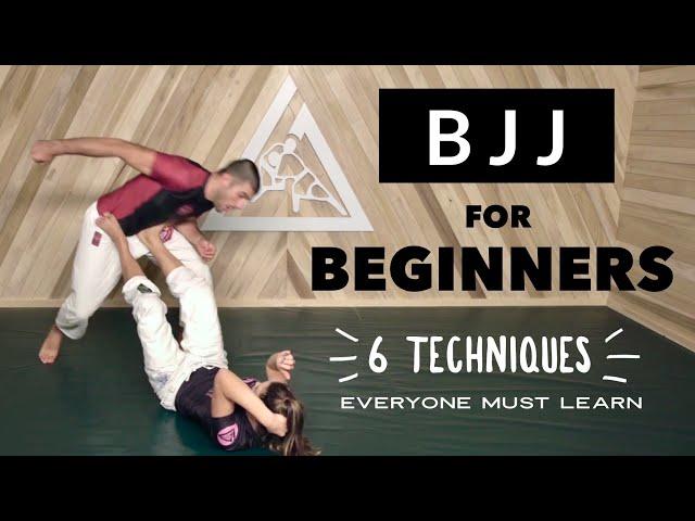 Brazilian Jiu-Jitsu for Beginners (The First 6 BJJ Techniques Everyone MUST Learn) with the Gracies