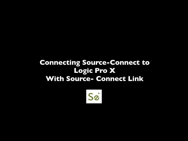 Using Source-Connect with Logic Pro X Part 1 #sourceconnect