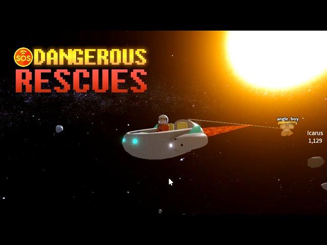 DANGEROUS Rescues with SAVIOR SPACESHIP on Space Simulator in Roblox