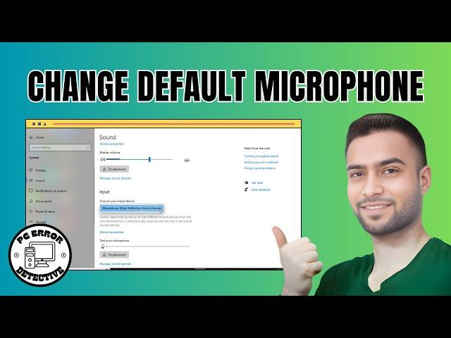 How to Change Your Default Microphone on Windows 10