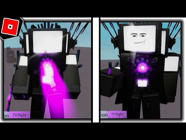 How to get UPGRADED TITAN TV MAN BADGE MORPH in SUPREME TITANS RP - Roblox