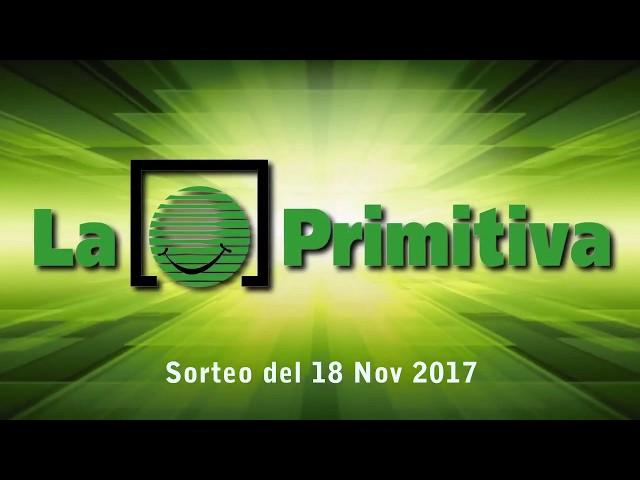 Gordo La Primitiva, resultado del sorteo del 18 de noviembre del 2017