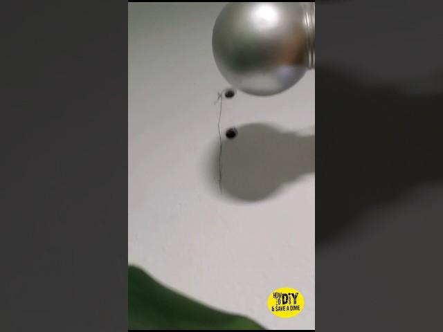 HOW TO PATCH HOLES IN DRY WITH NO TOOLS